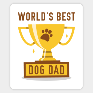 World's Best Dog Dad Sticker